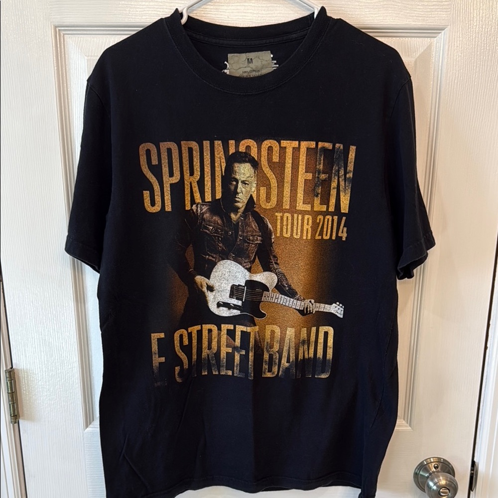 Black Springsteen Tour 2014 T-Shirt